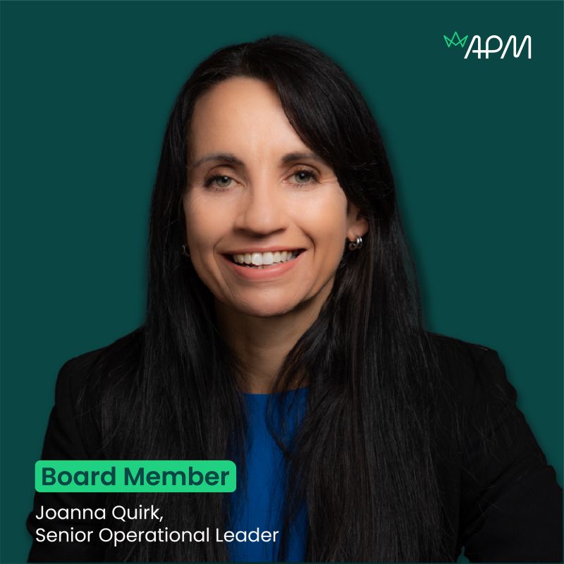 APM welcomes Joanna Quirk to its Board of Trustees