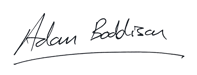 Adam Boddison signature